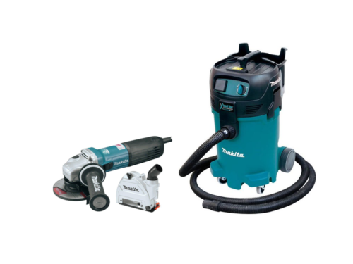 Makita VC4710 With GA5042CX1 12 Gallon Wet/Dry Xtract Vacuum Silica OSHA Starter Kit For Tuck Pointing