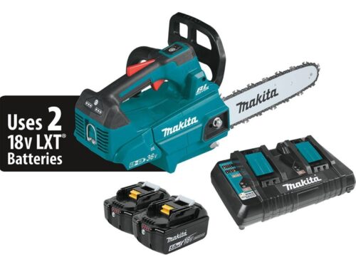 Makita XCU08PT 18V X2 (36V) LXT Lithium‑Ion Brushless Cordless 14" Top Handle Chain Saw Kit (5.0Ah)