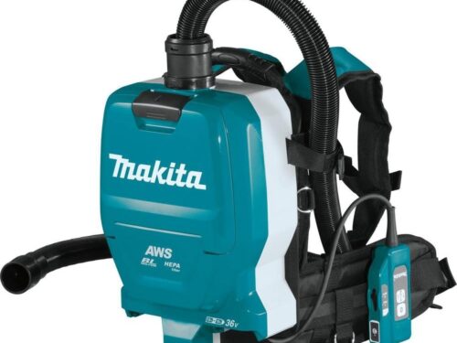 Makita XCV10ZX 18V X2 LXT Lithium‑Ion (36V) Brushless Cordless 1/2 Gallon HEPA Filter Backpack Dry Dust Extractor, AWS Capable (Tool Only)