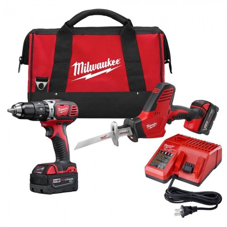 Milwaukee 2 tool cordless combo kit (3 Ah)