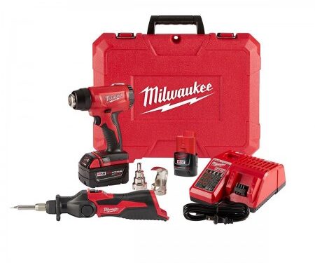 Milwaukee heat gun and soldering lron kit