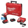Milwaukee impact wrench w/ one key kit and compact batteries