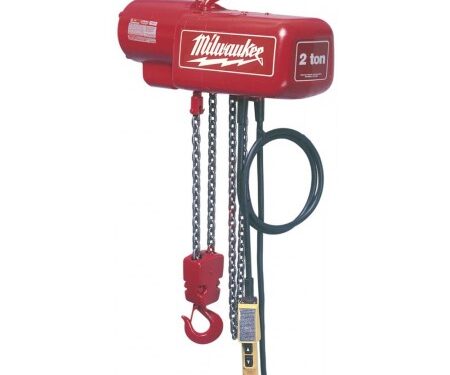 Milwaukee electric chain hoist 15ft