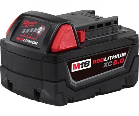 Milwaukee 48-11-1850 M18 XC 5.0 High Capacity RED LITHIUM Battery