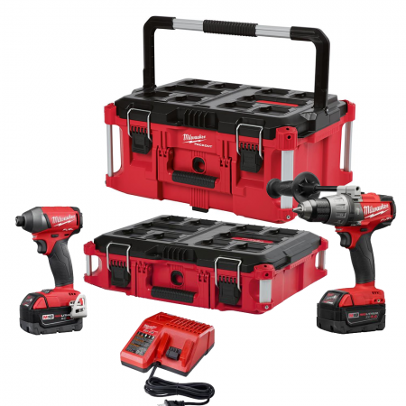 Milwaukee PACKOUT Impact and Drill Bundle Kit